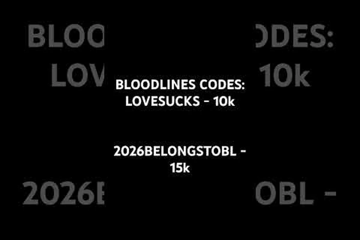 Bloodlines Codes Wiki: 2026 Event Drops & Secret Rewards